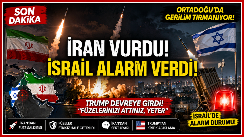 İran İsrail’i Vurdu, Ortadoğu Alarmda