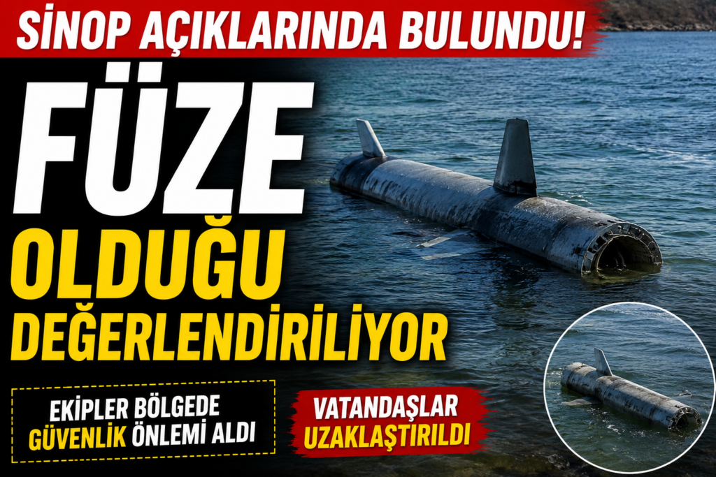 Sinop Açıklarında Gizemli Cisim Alarmı!