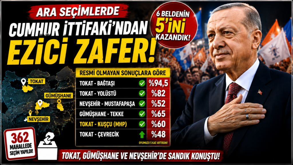 Ak Parti’den Ara Seçim Zaferi