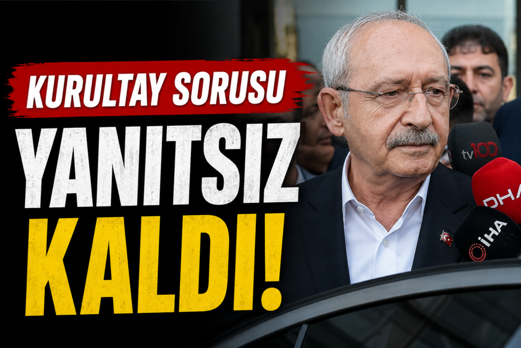 Kılıçdaroğlu Kurultay Sorularına Sessiz Kaldı