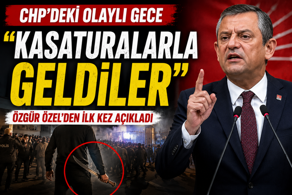 Özgür Özel O Gece Kasaturalarla Geldiler