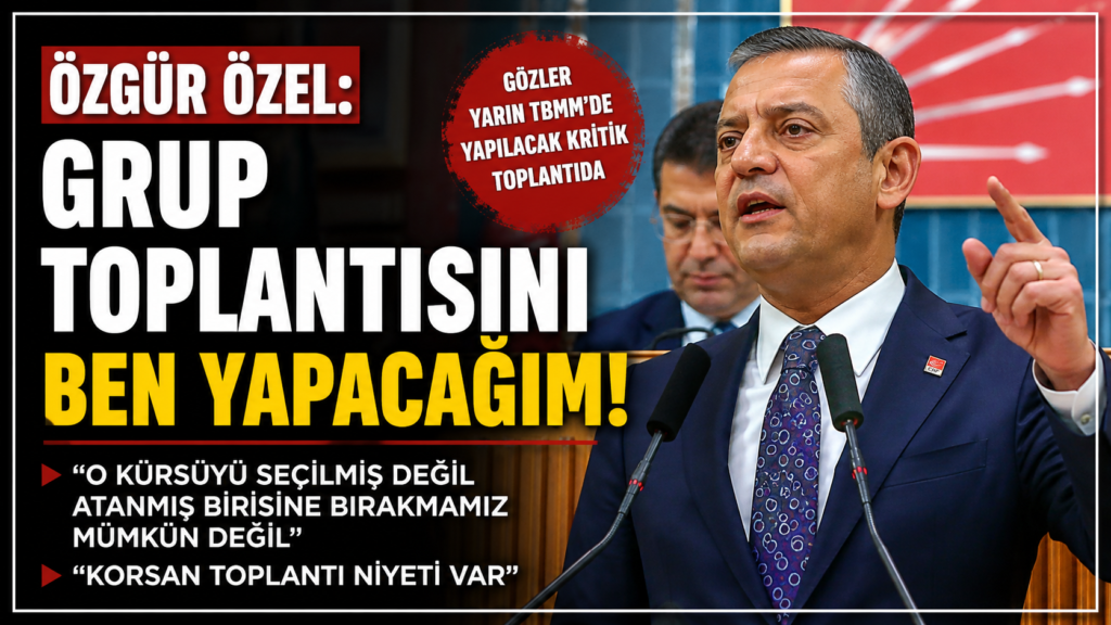 Özgür Özel’den Kürsü Resti, Bırakmam