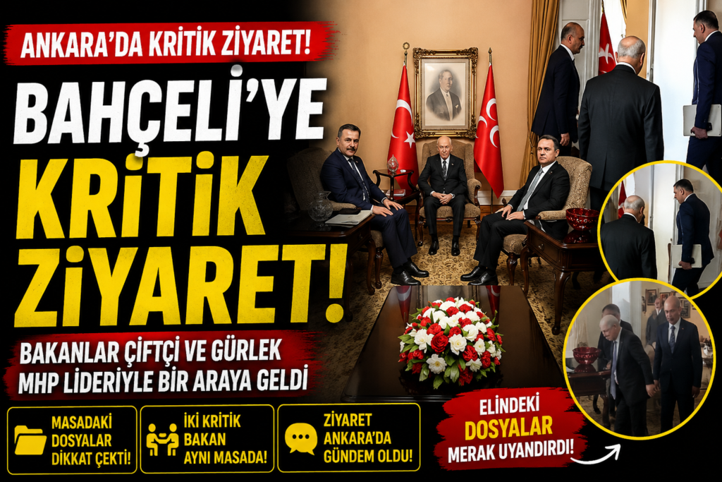 Bakan Çiftçi Ve Gürlek’ten Bahçeli’ye Ziyaret
