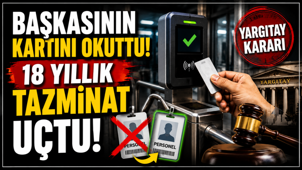 Başkasının Kartını Bastı, 18 Yıllık Tazminatını Yaktı