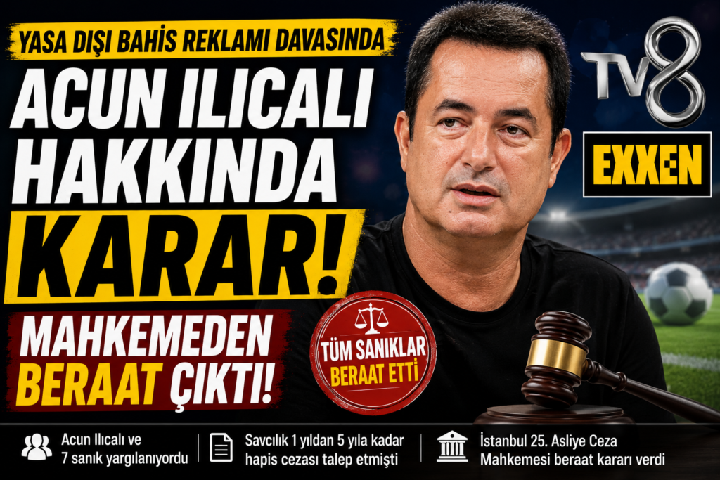 Acun Ilıcalı İçin Karar Verildi!