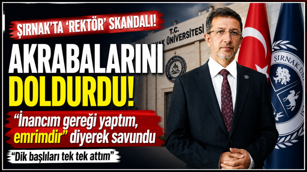 İnancım Gereği Akrabalarımı İşe Aldım” Dedi