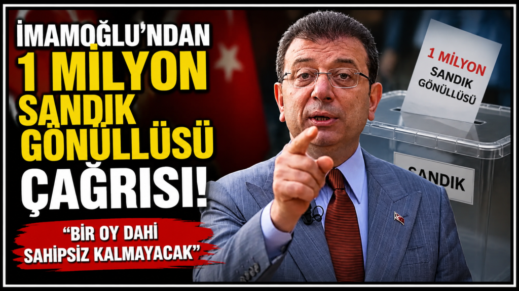 İmamoğlu: Bir Oy Bile Sahipsiz Kalmayacak