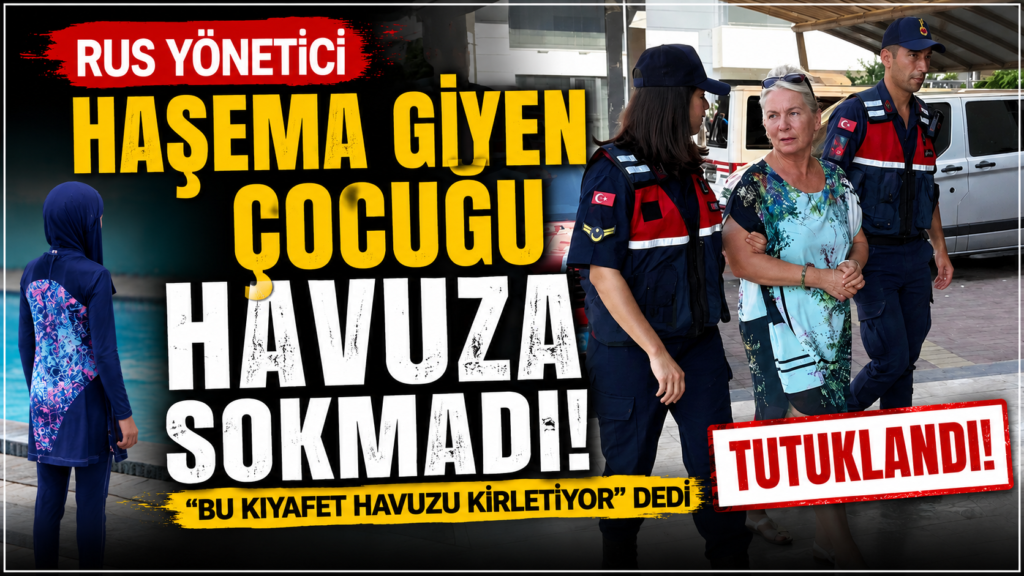 Rus Yönetici Haşeme Giyen Çocuğu Havuza Sokmadı
