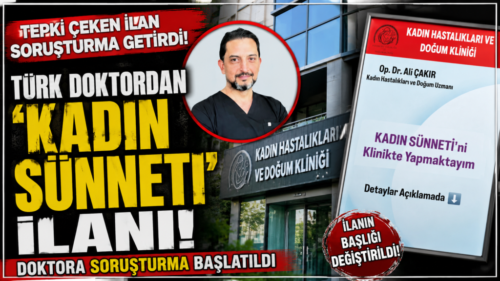 Türk Doktordan Kadın Sünneti İlanı, Doktora Soruşturma