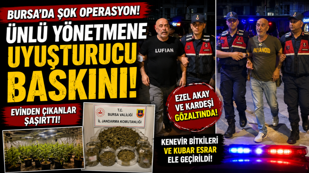 Ünlü Yönetmene Uyuşturucu Baskını! Evinden Çıkanlar Şaşırttı