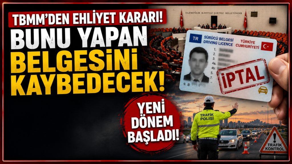 Bunu Yapan Ehliyetini Kaybedecek