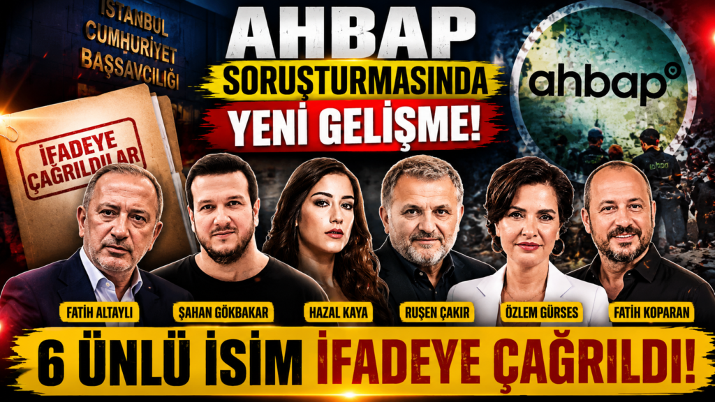 Ahbap Dosyasında Şok
