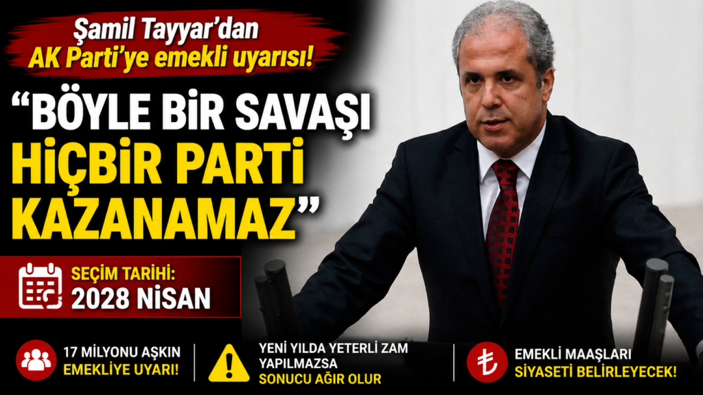 Tayyar:AK Parti Emeklilere Savaş Açmasın