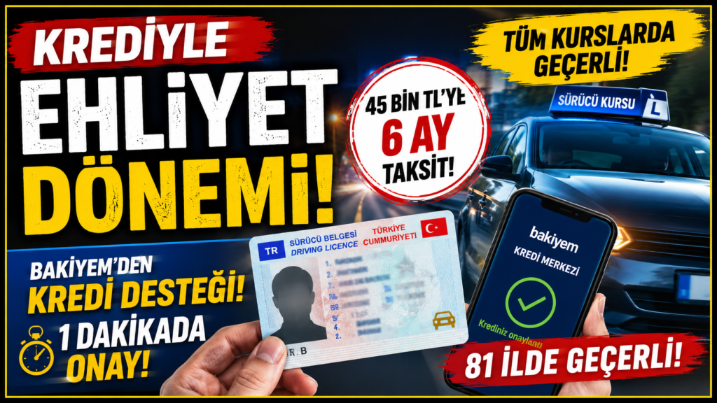 Kredili Ehliyet Dönemi Başladı