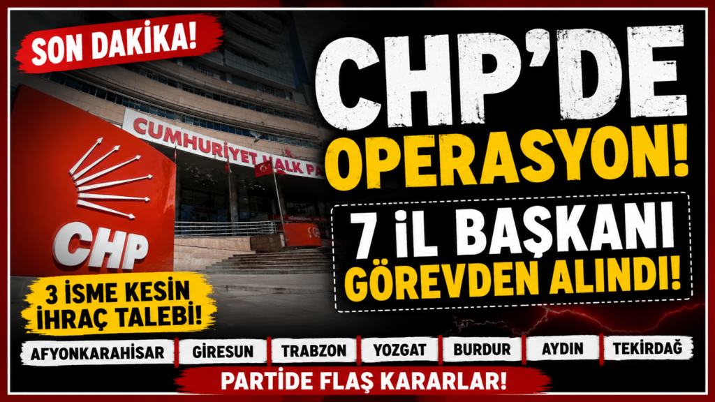 CHP’de Operasyonlar Bitmiyor