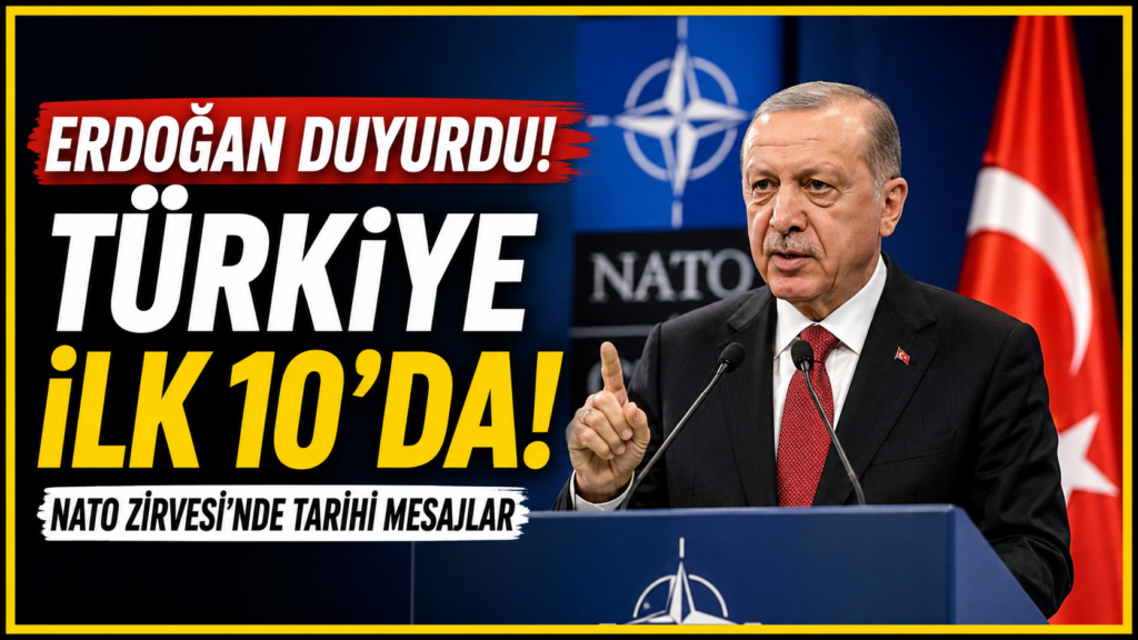 Erdoğan: Dünyanın İlk 10 ‘undayız