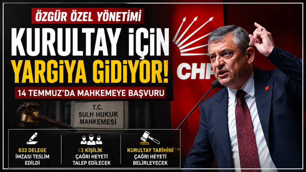 Özel Kurultay İçin Mahkemeye Gidiyor