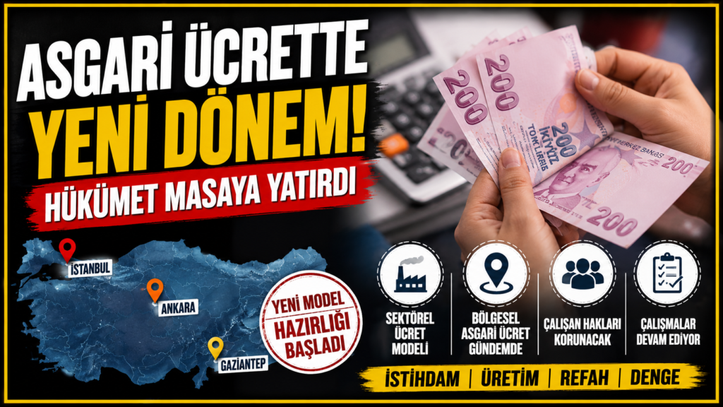Asgari Ücrette Yeni Dönem