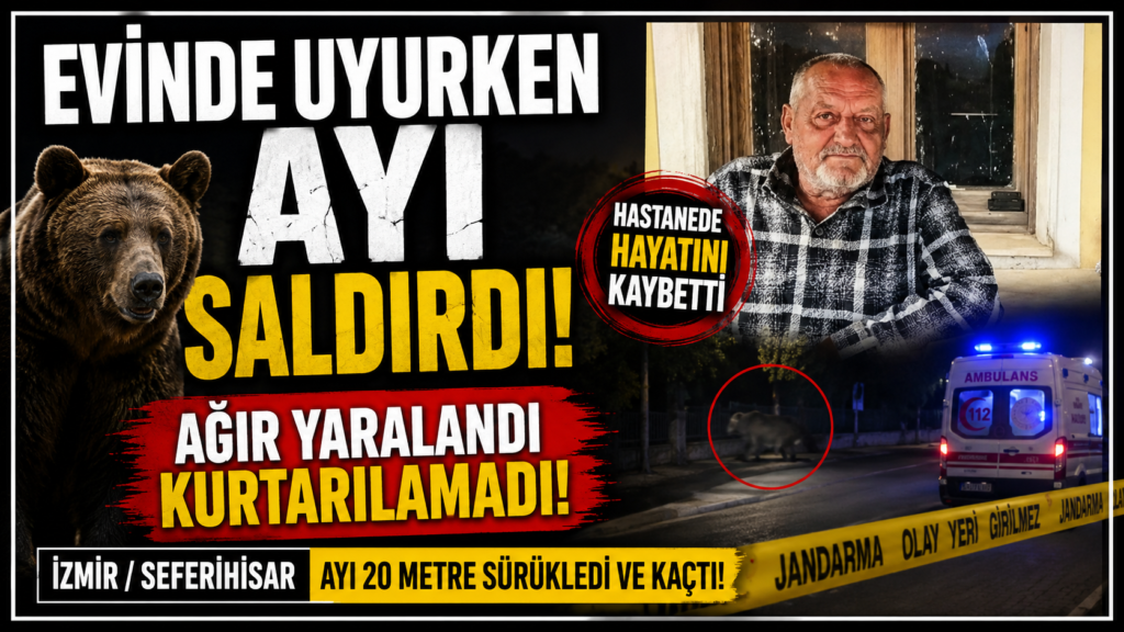 Balkonda Uyurken Ayı Saldırdı