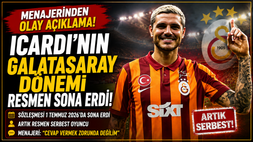 Icardi Resmen Serbest, Galatasaray Defteri Kapandı