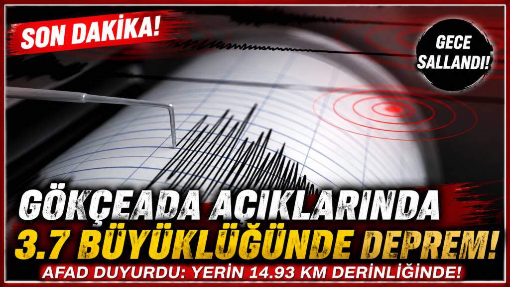 Gökçeada Açıklarında Deprem
