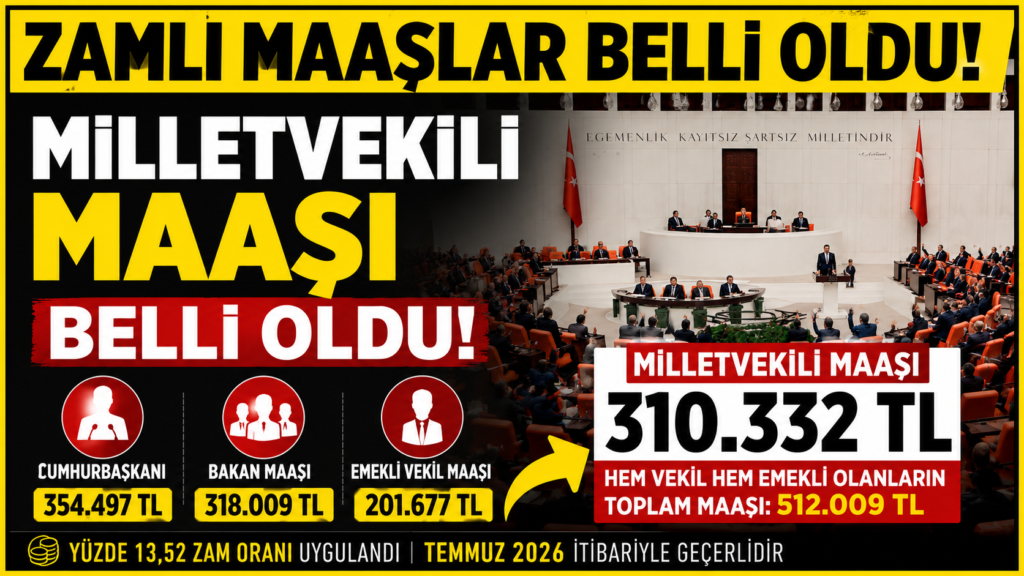 Vekil Maaşları 310.000._TL’yi Geçti