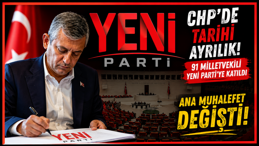 Özgür Özel Yeni Parti’yi Kurdu