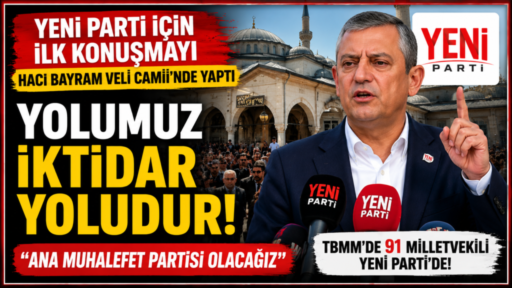Yeni Parti’den İlk Mesaj: Hedef İktidar