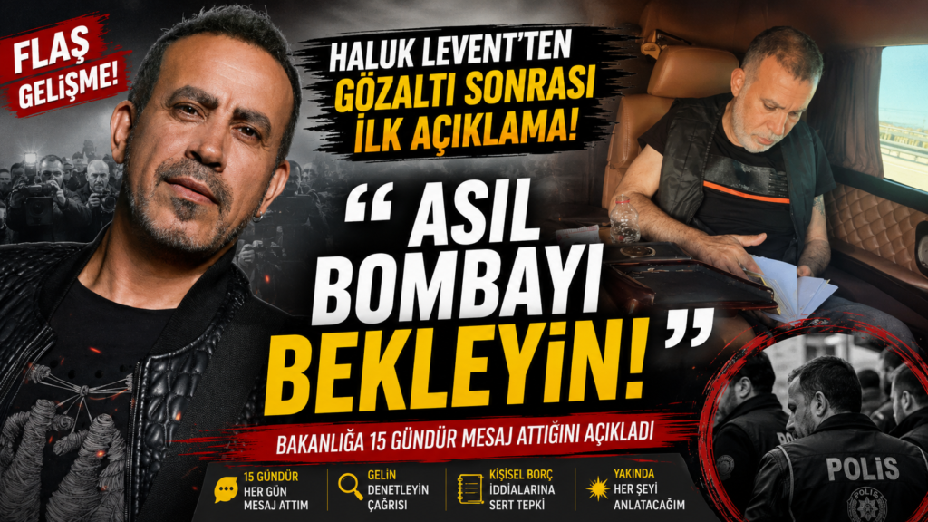 Haluk Levent: Asıl Bombayı Bekleyin