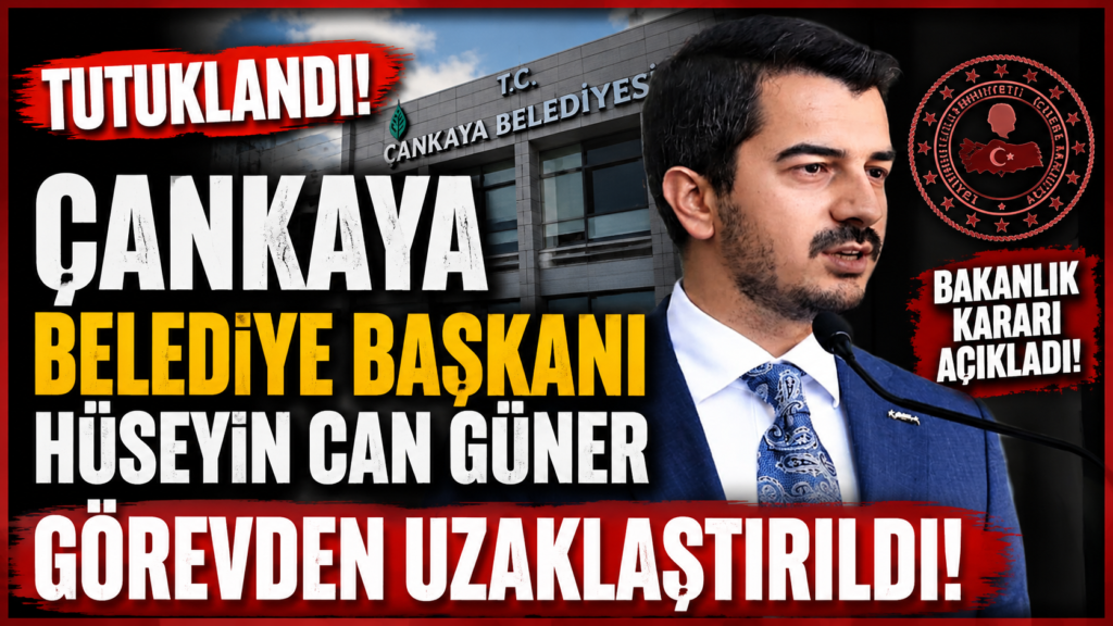 Çankaya Belediye Başkanı Görevinden Uzaklaştırıldı