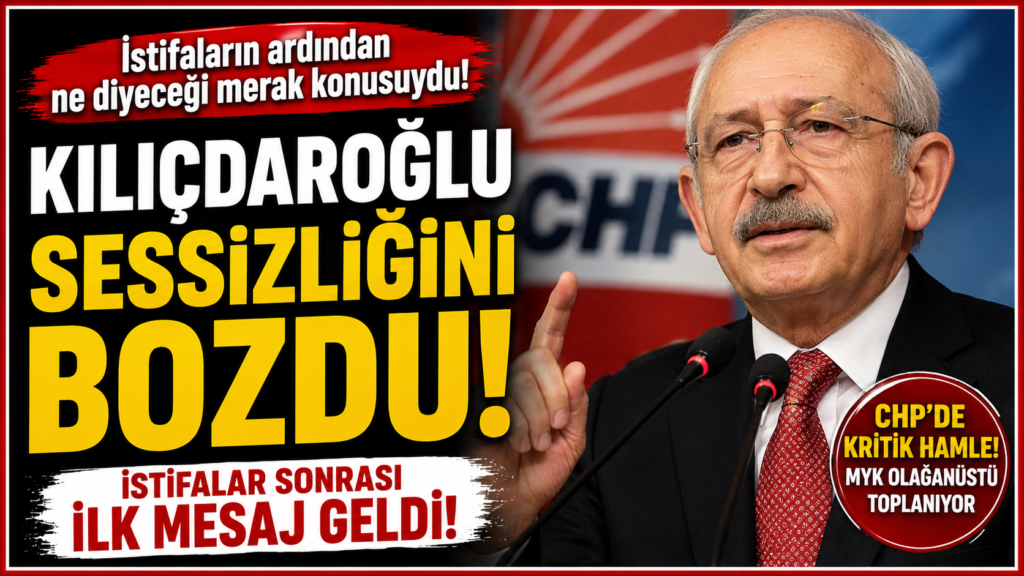 Kılıçdaroğlu’ndan İstifalar Sonrası İlk Mesaj