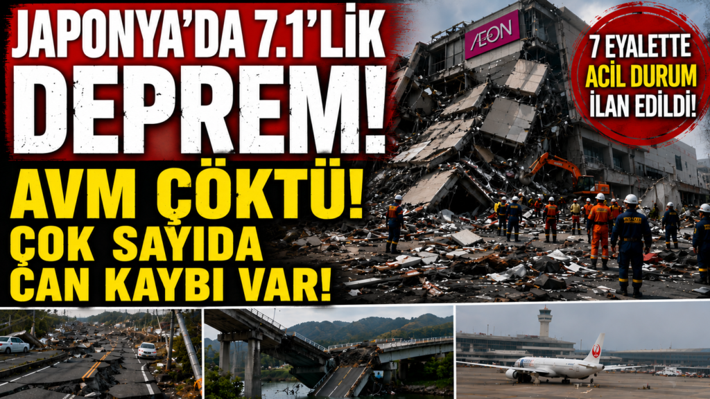 Japonya’da 7.1’lik Deprem
