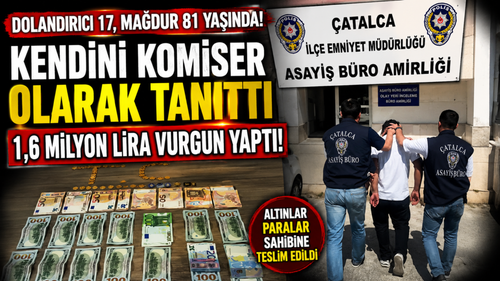 17 Yaşında 1.6 Milyon TL dolandırdı