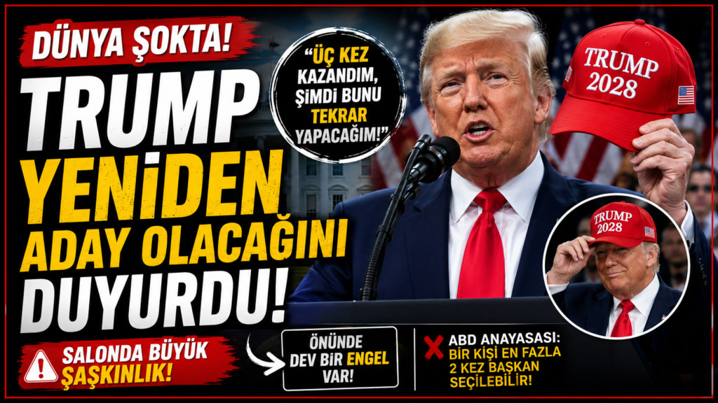 Trump:    Yeniden Başkanlığa Adayım