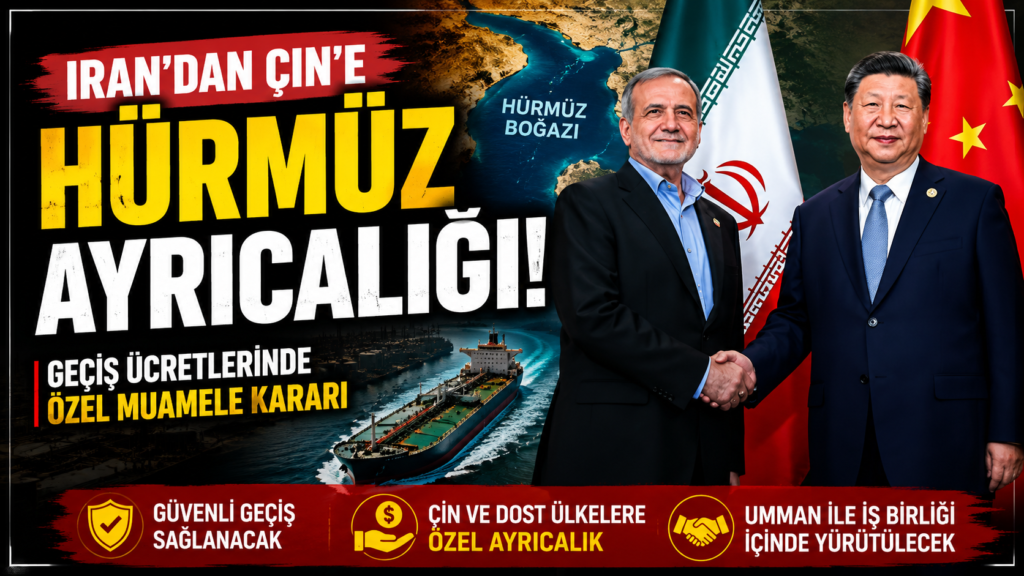 İran’dan Çin’e Hürmüz Ayrıcalığı