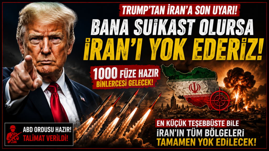Trump: İran’ı Yok Etmeye Hazırız