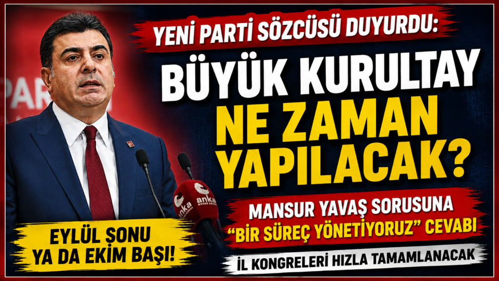 YENİ Parti’de Büyük Kurultay İçin Geri Sayım