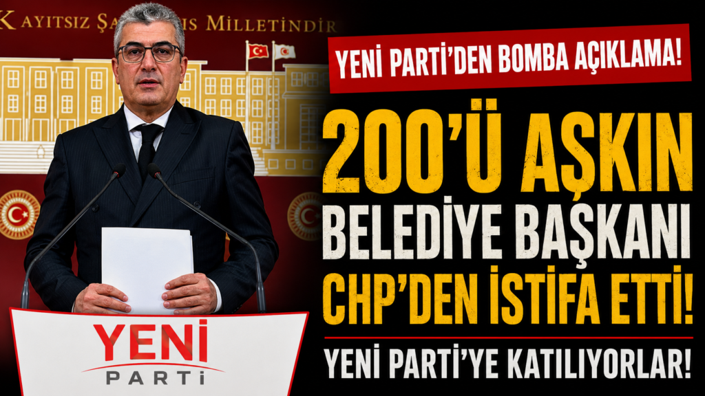 200’ü Aşkın Belediye Başkanı CHP’den İstifa Etti