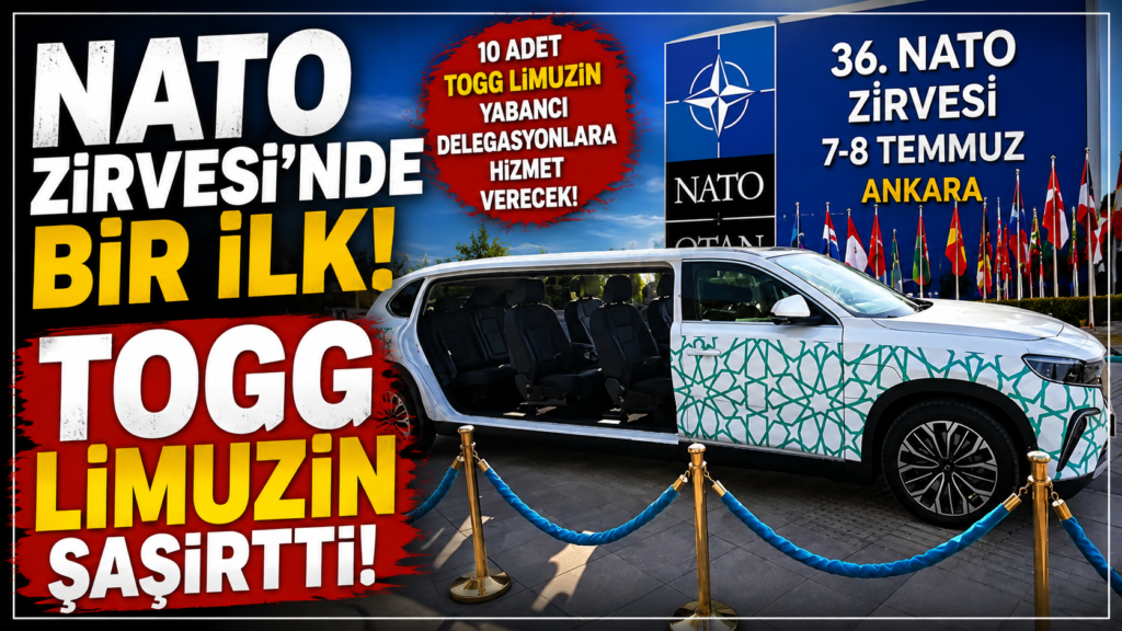 Nato Zirvesinde Togg Limuzin