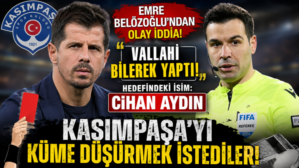 Emre Belözoğlu: Bizi Küme Düşürtmek İstediler