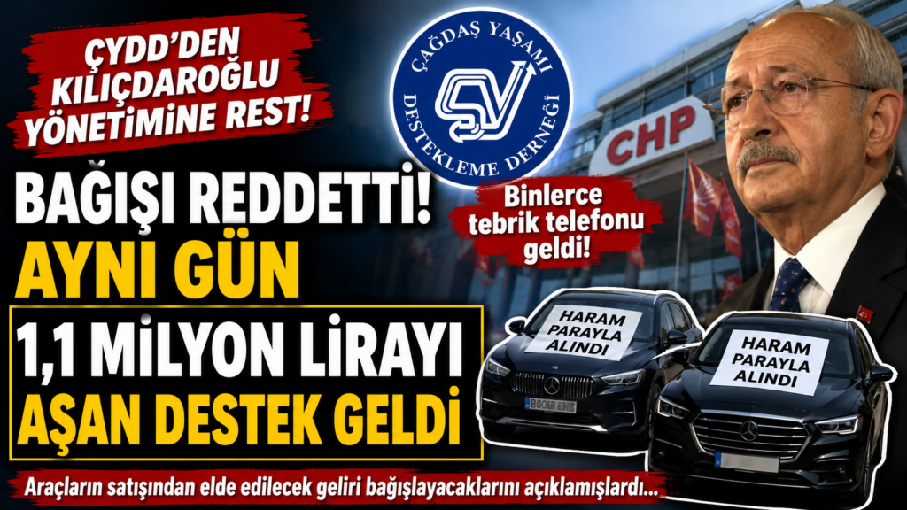ÇYDD’den Kılıçdaroğlu Bağışına Ret