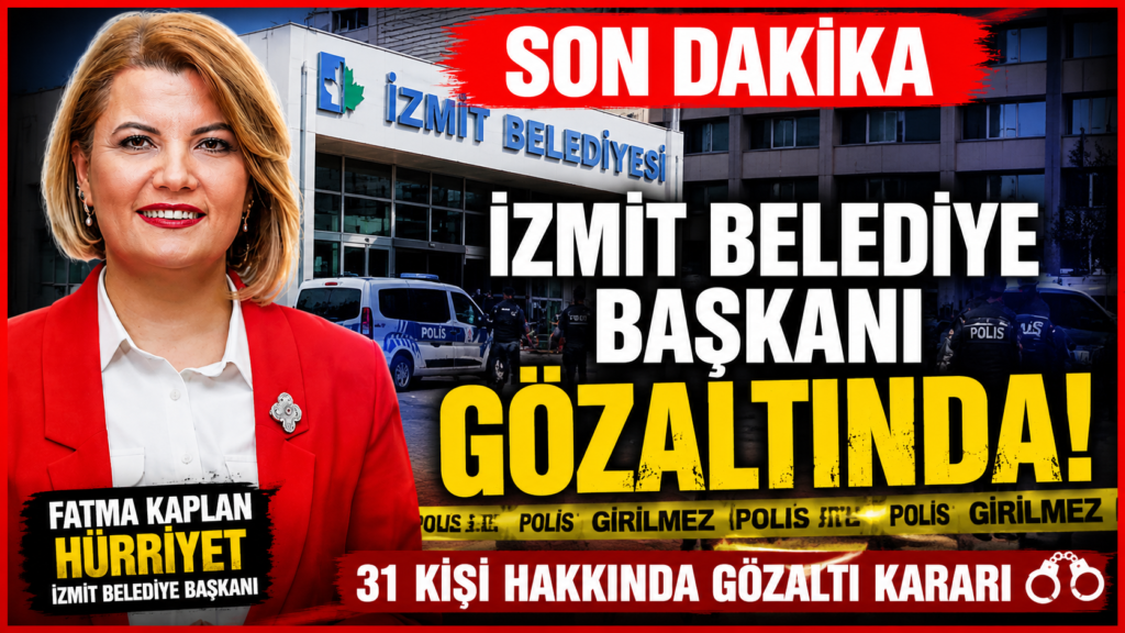 CHP’li İzmit Belediye’sine Operasyon