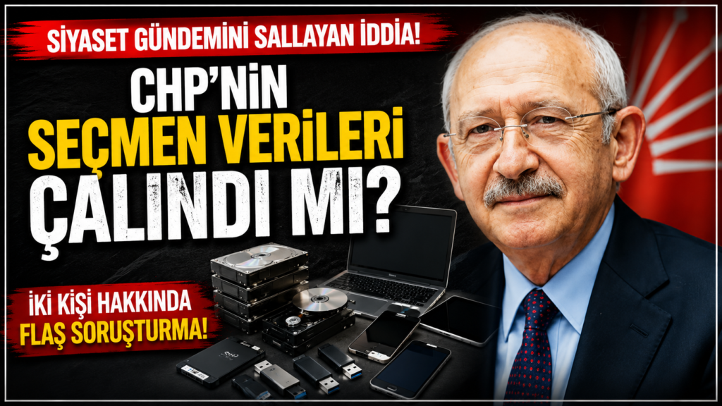 CHP’de Veri Alarmı! Dijital Materyallere El Konuldu