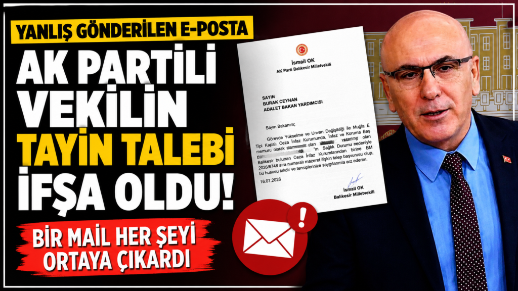 AK Partilim Vekilin Tayin E-Postası İfşa Oldu
