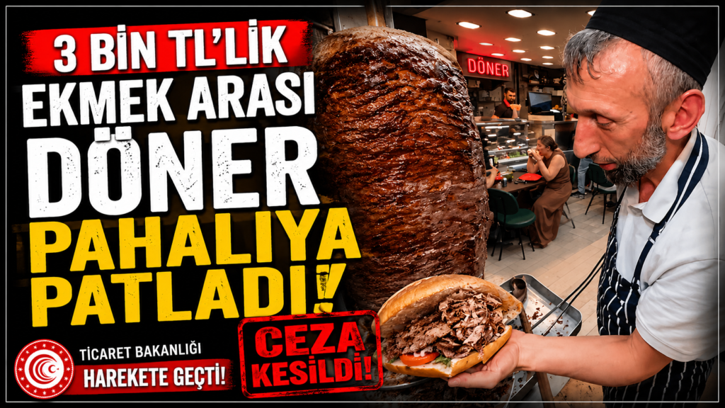 3 Bin TL’lik Dönere Ceza