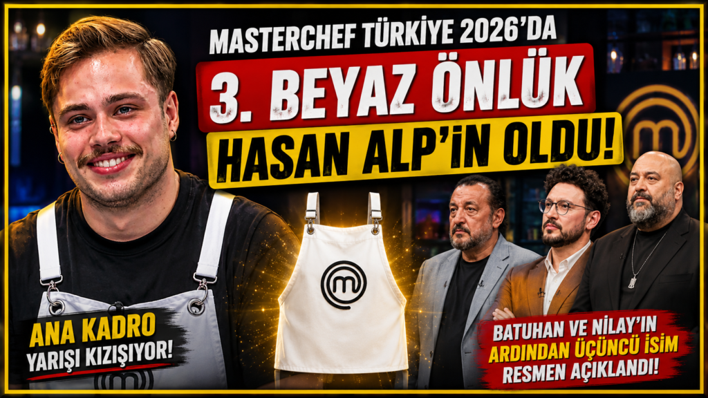 MasterChef’te 3. Beyaz Önlük Hasan Alp’in Oldu