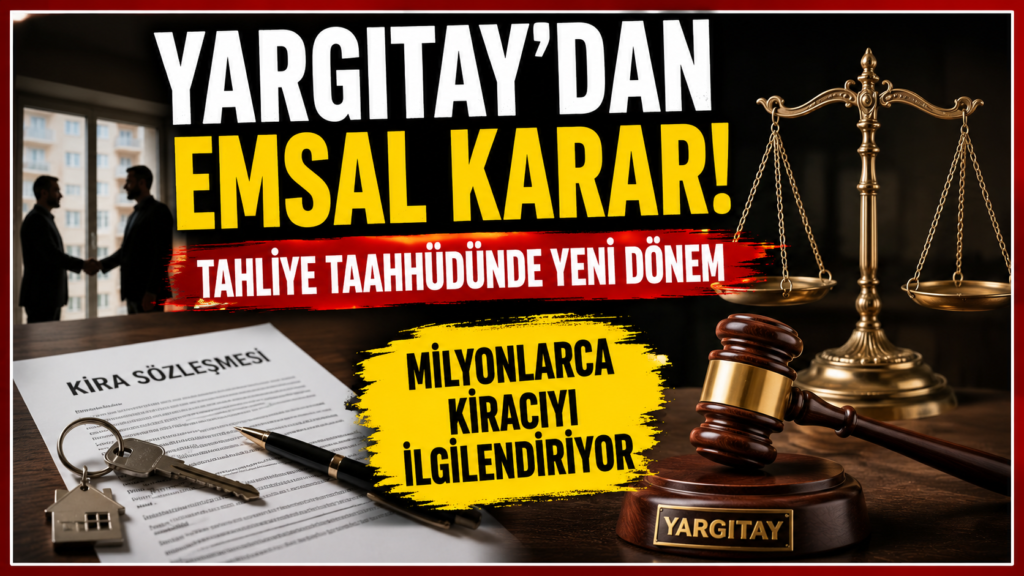 Yargıtay:Tahliye Taahhüdü Her Zaman Geçerli Değil
