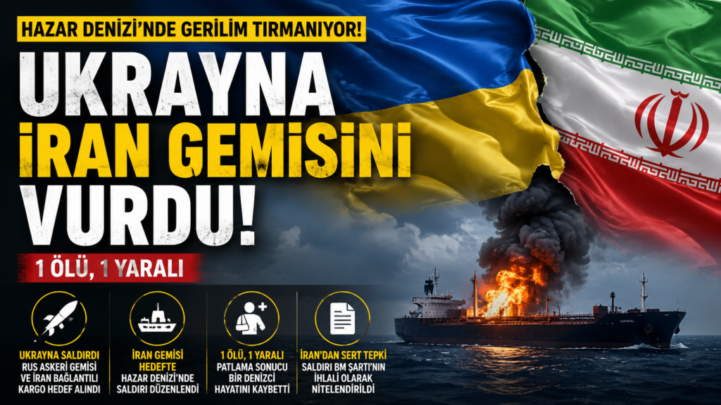 Ukrayna İran gemisini vurdu