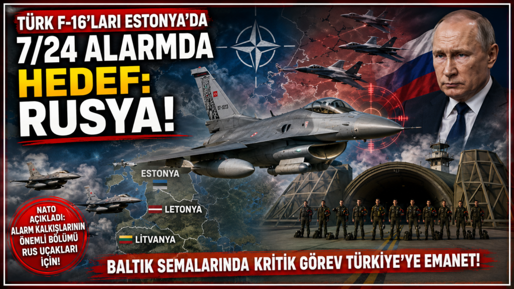 NATO Açıkladı! Türk F-16’ları Rus Uçakları İçin Alarmda