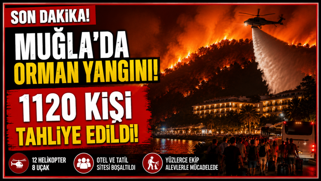 Muğla’da Yangın Kabusu